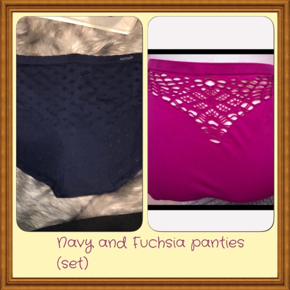 Fuchsia pink/cutouts Victoria’s Secret and aerie’s